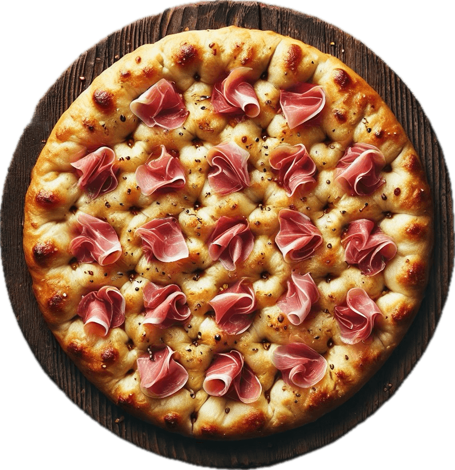 Focaccia con Prosciutto