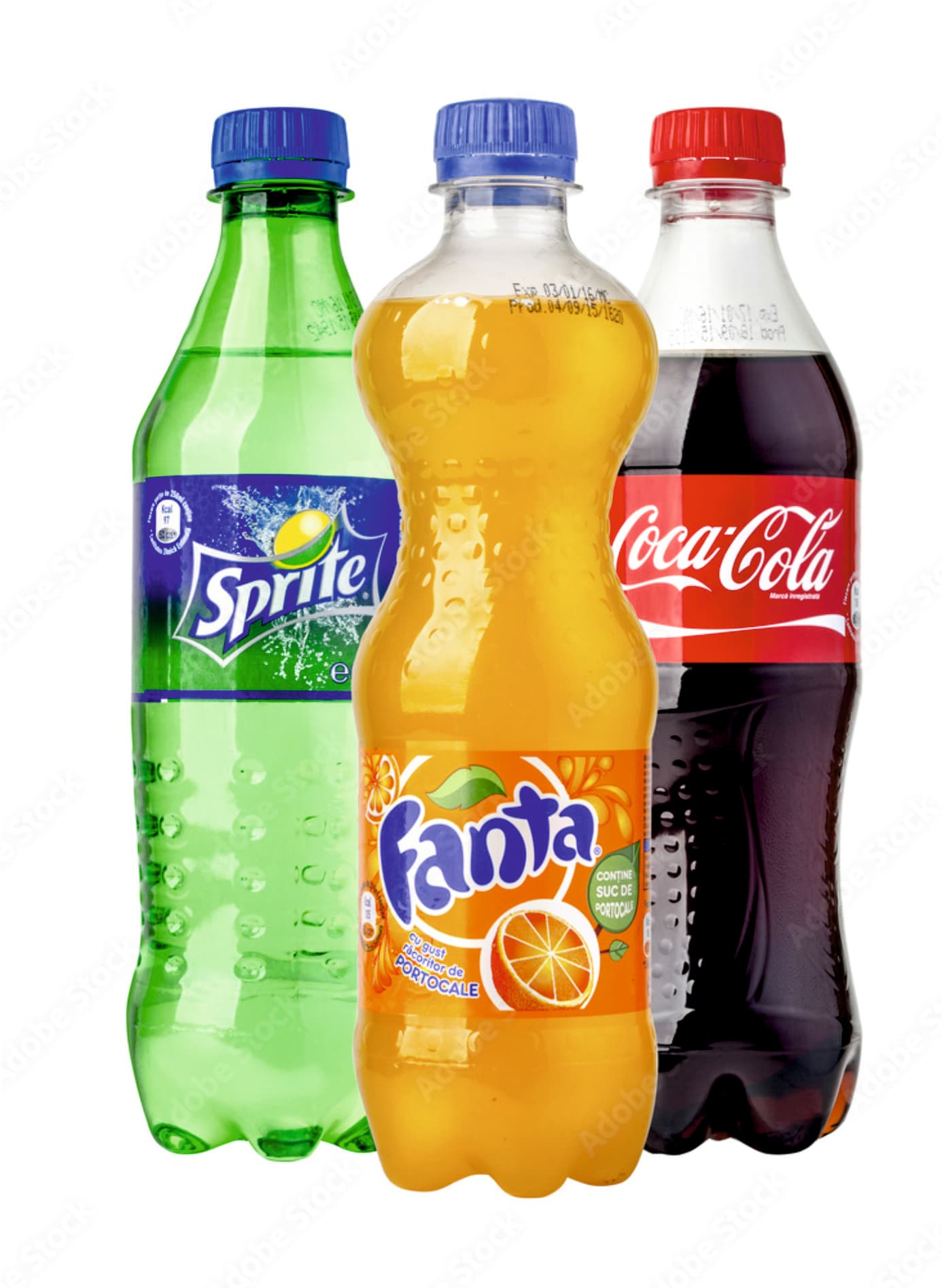 Coca Cola, Fanta, Sprite, Pepsi 0,5 plastica